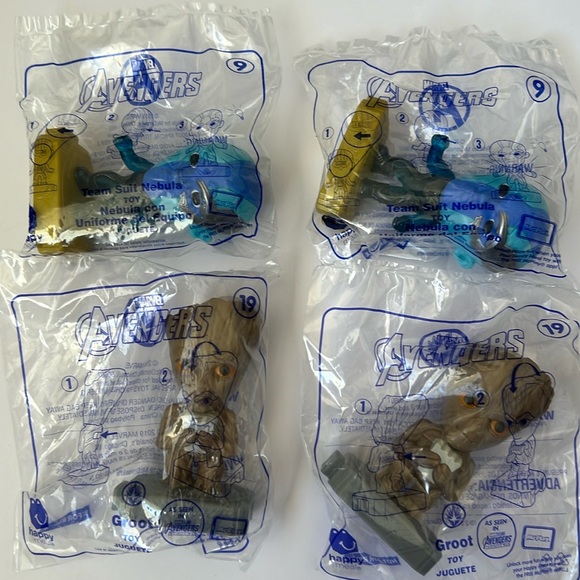 McDonalds Happy Meal Marvel Avengers Toys Lot of 4 - Picture 1 of 5